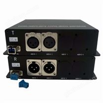 2路卡農(nóng)頭平衡音頻光端機(jī)